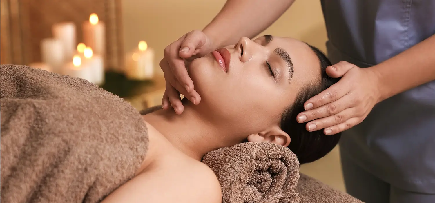Relaxing spa atmosphere